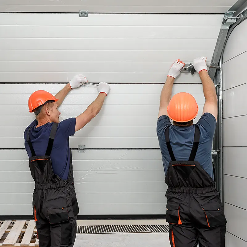 Installation d'une porte de garage